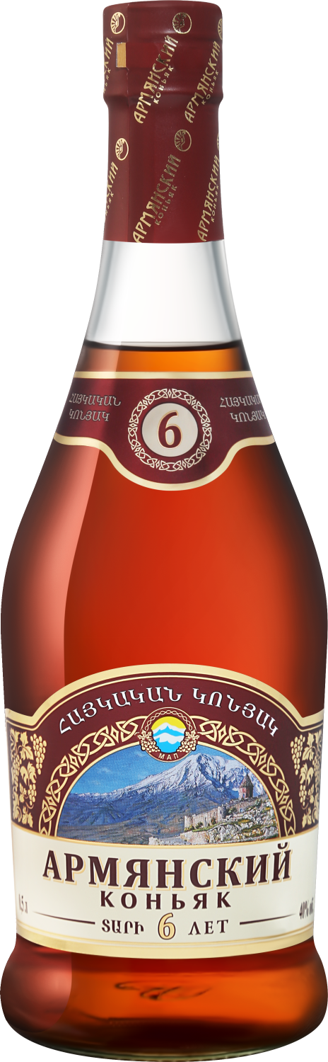 Армянский Коньяк 6 Лет - 0.5 л