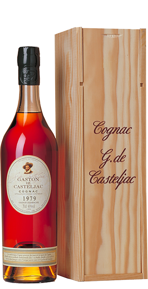 Гастон де Кастельжак 1979 Гранд Шампань в деревянной упаковке 1979 0.7 л