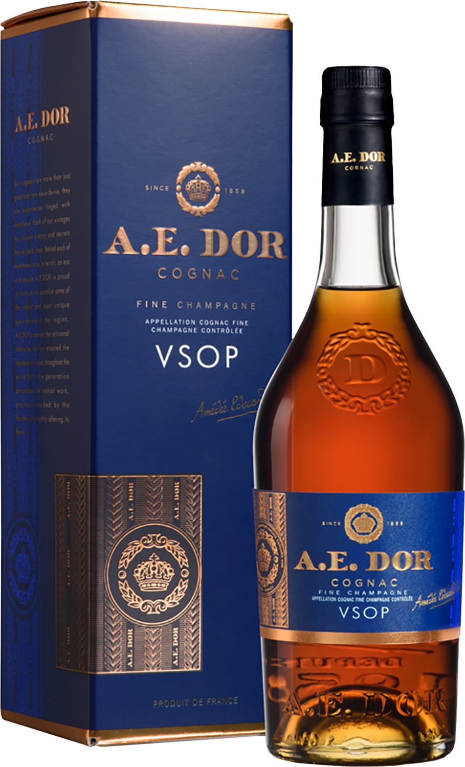 А.Э. Дор VSOP Рар Фин Шампань в подарочной упаковке 0.7 л