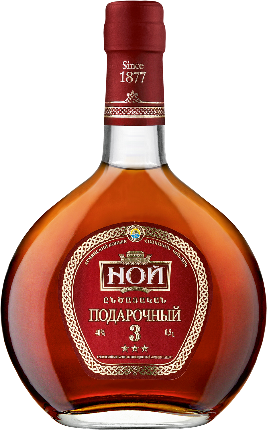 НОЙ Подарочный 3 года в п/у 0.5 л