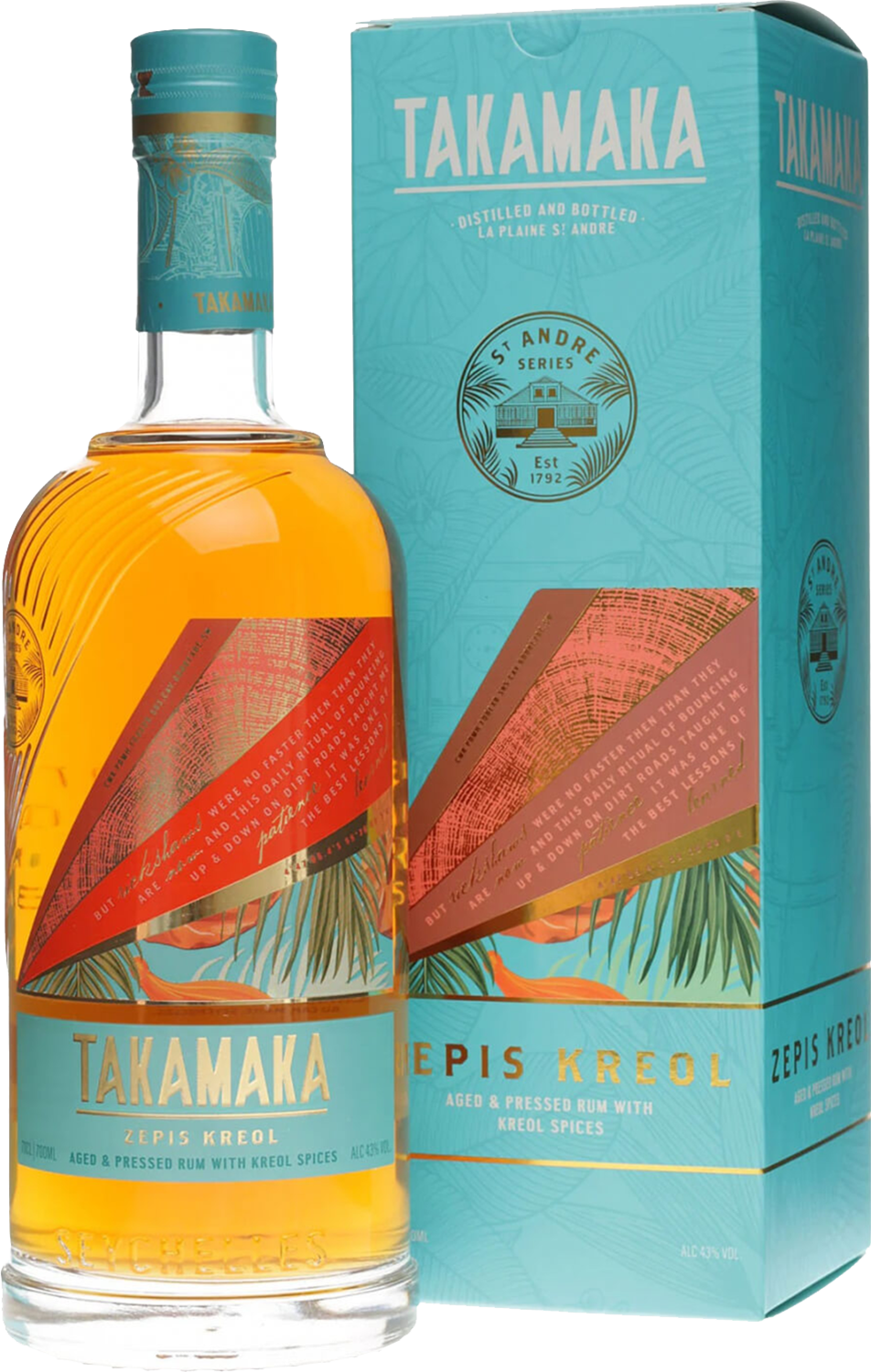 Такамака Зипи Креоль в подарочной упаковке 0.7 л