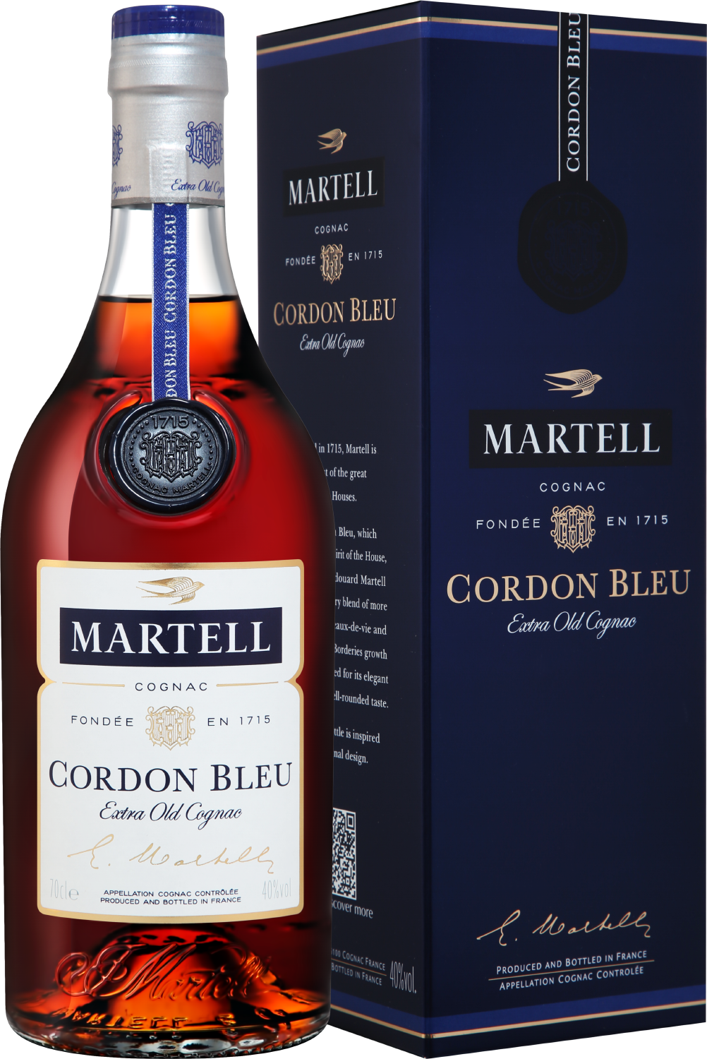 Мартель Кордон Блю в подарочной упаковке 0.7 л