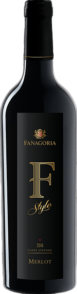 F Style Merlot Kuban'. Tamanskiy Poluostrov Fanagoria, 0.75 л в Анапе
