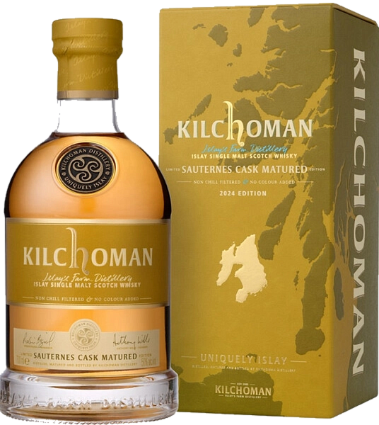 Kilchoman Sauternes Cask Matured Single Malt Scotch Whisky в подарочной упаковке, 0.7 л в Анапе