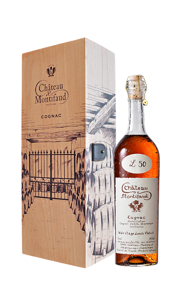 Chateau de Montifaud Heritage Louis Vallet Petite Champagne Cognac 50 y.o. (Подарочная упаковка), 0.7 л в Анапе