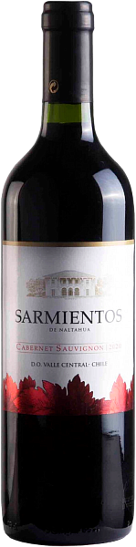 Sarmientos Cabernet Sauvignon Central Valley DO Tarapaca, 0.75 л в Анапе