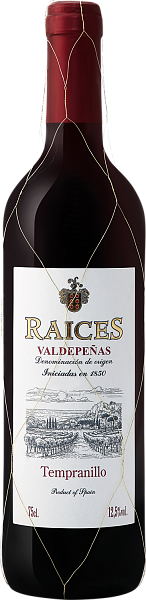 Raices Tempranillo Valdepenas DO Bodegas Fernardo Castro, 0.75 л в Анапе