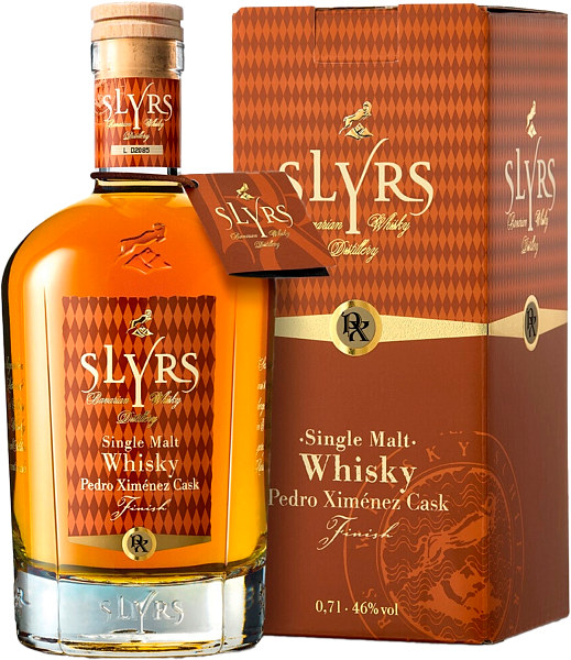 Slyrs Pedro Ximenez Cask Finish Single Malt Bavarian Whisky (gift box), 0.7 л в Анапе