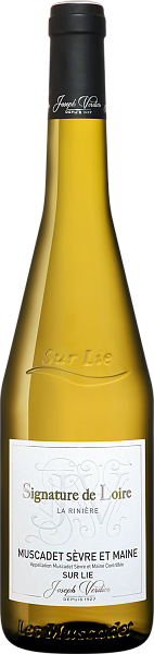 SIgnature de Loire La Riniere Muscadet Sevre et Maine Sur Lie АОС Joseph Verdier, 0.75 л в Анапе