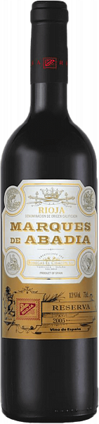 Marques de Abadia Reserva Rioja DOCa Bodegas El Cidacos, 0.75 л в Анапе