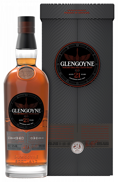 Glengoyne Highland Single Malt Scotch Whisky 21 y.o. (gift box), 0.7 л в Анапе
