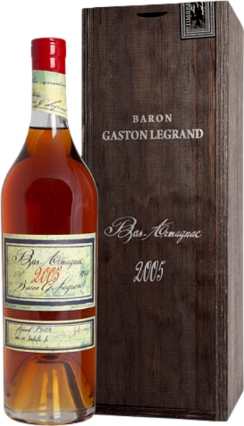 Baron Gaston Legrand 2005 Bas Armagnac (gift box), 0.7 л в Анапе