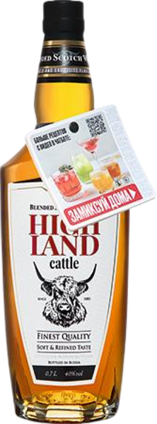 Highland Cattle Blended Scotch Whisky, 0.7 л в Анапе