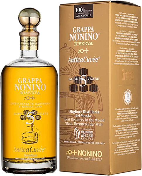 Nonino Riserva Antica Cuvee Invecchiata in Barriques (Подарочная упаковка), 0.7 л в Анапе