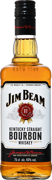 Jim Beam Kentucky Straight Bourbon Whiskey, 0.75 л в Анапе