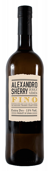 Alexandro Fino Jerez DO Aecovi-Jerez, 0.75 л в Анапе