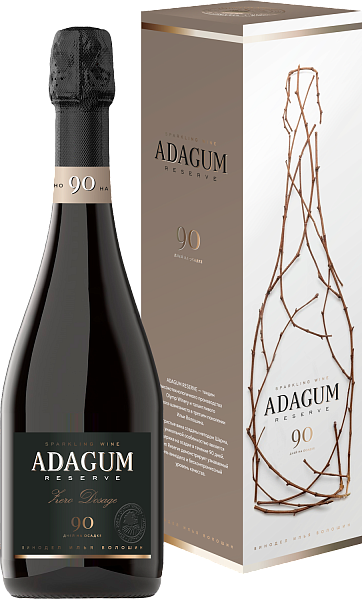 Adagum Reserve Zero Dosage (Подарочная упаковка), 0.75 л в Анапе