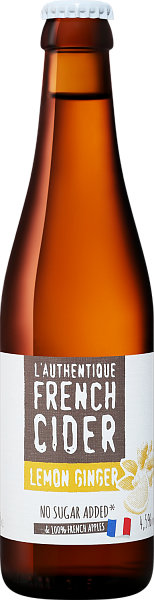 L'Authentique French Cider Lemon Ginger, 0.33 л в Анапе