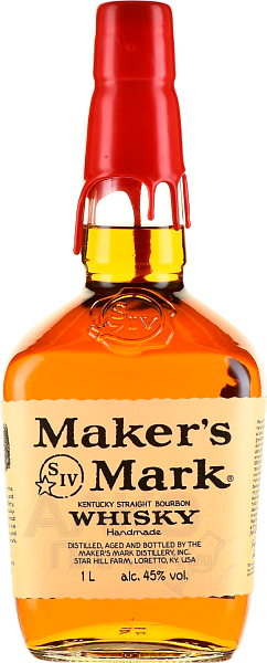 Maker's Mark Kentucky Straight Bourbon Whisky, 1 л в Анапе
