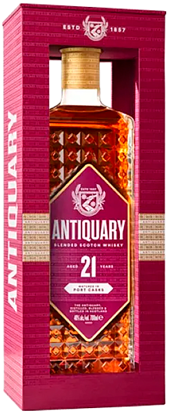Antiquary Blended Scotch Whisky 21 Years Old (gift box), 0.7 л в Анапе