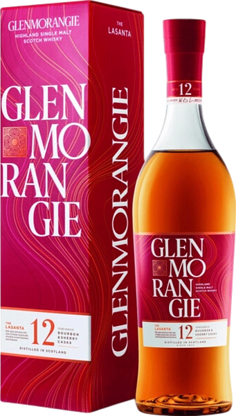 Glenmorangie Lasanta 12 y.o. single malt scotch whisky (gift box), 0.7 л в Анапе