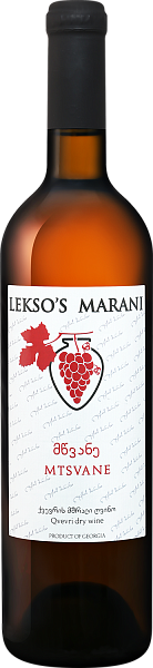 Lekso's Marani Mtsvane Qvevri Batono, 0.75 л в Анапе