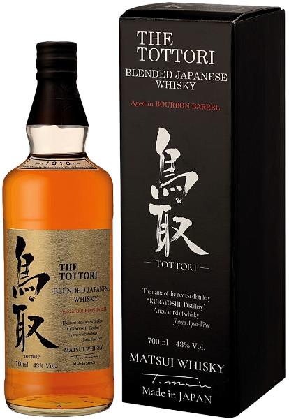 The Tottori Bourbon Barrel Blended Japanese Whisky (gift box), 0.5 л в Анапе