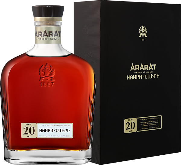 Ararat Nairi 20 y.o (gift box), 0.5 л в Анапе