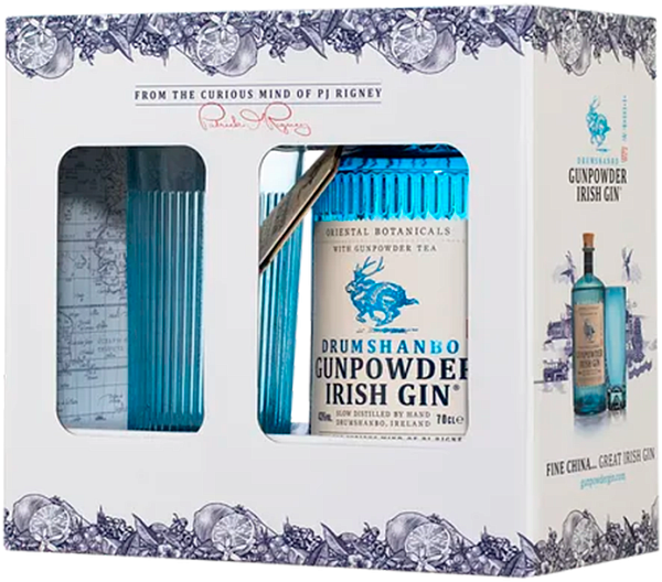 Drumshanbo Gunpowder Irish Gin (gift box with a glass), 0.7 л в Анапе