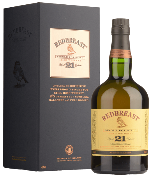 Redbreast Blended Irish Whiskey 21 y.o. (gift box), 0.7 л в Анапе